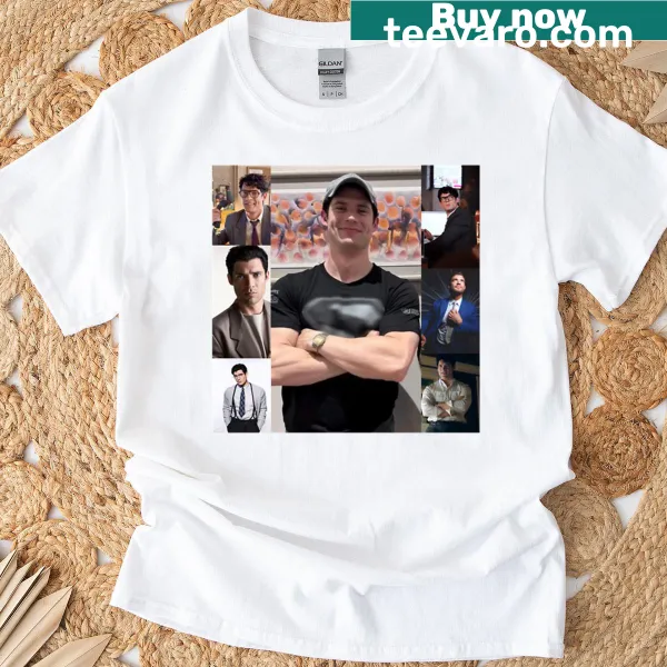 T-shirt featuring David Corenswet graphic