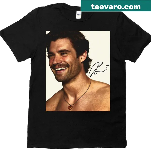 Vintage-style T-shirt with a shirtless David graphic