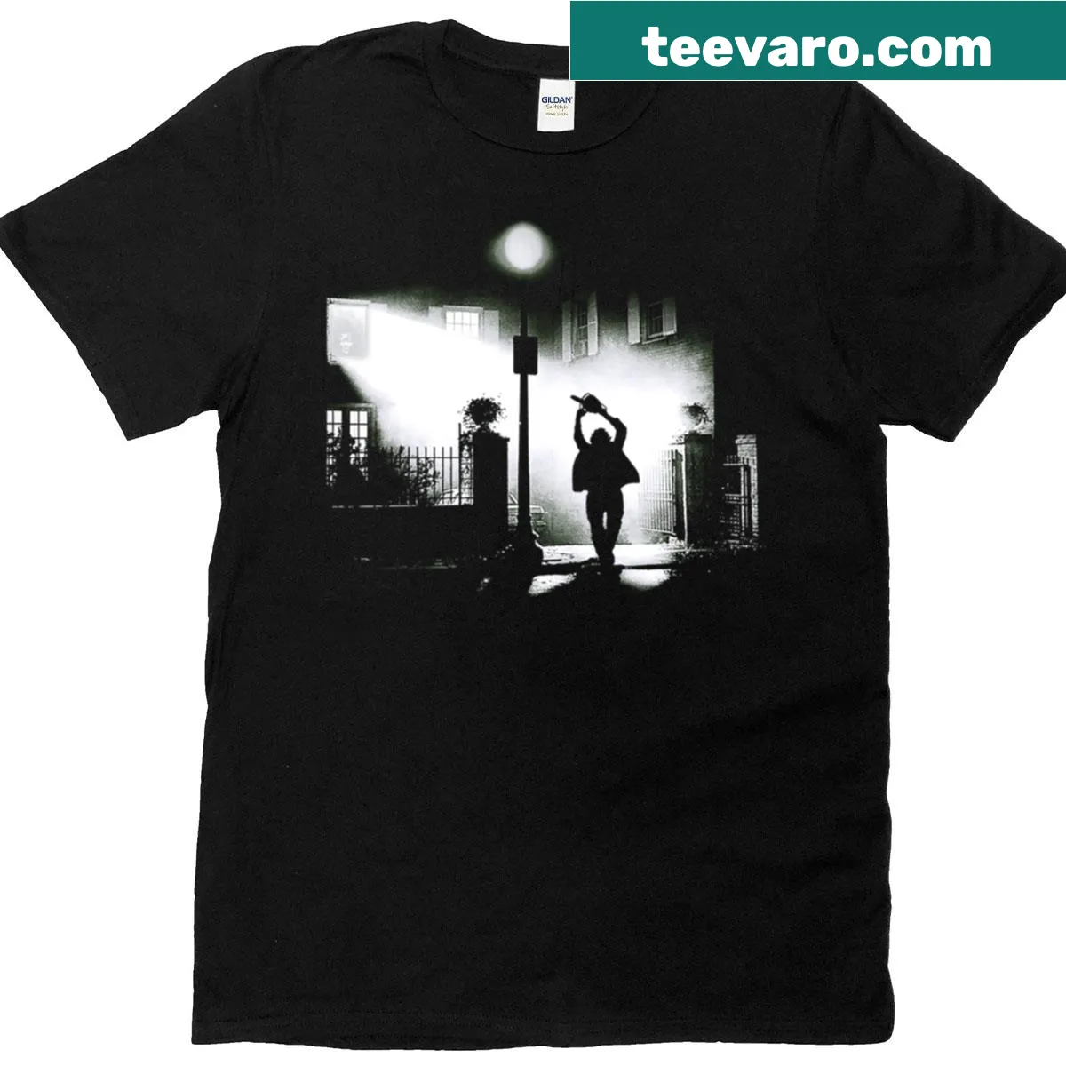 Demon Slayer T-shirt with anime-inspired graphic design — on a men's t-shirt