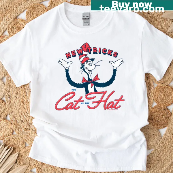 Licensed Dr. Seuss Cat in the Hat t-shirt with playful illustration