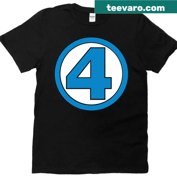 T-shirt featuring the Fantastic Four superhero team design