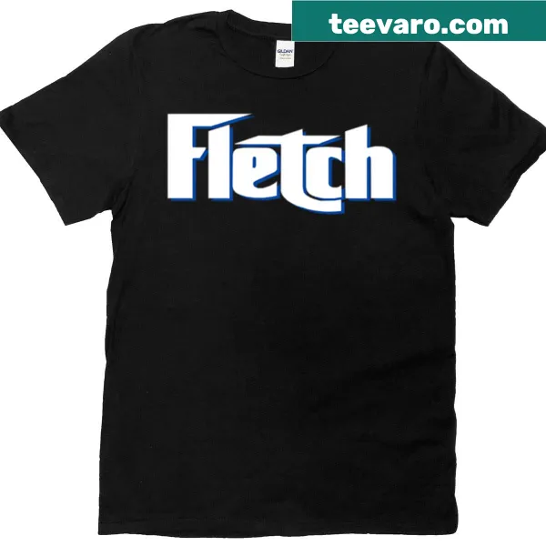 Vintage-style graphic inspired by 'Fletch' movie on a T-shirt