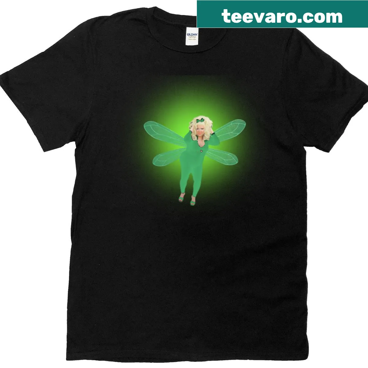 Funny Hairy God Mother t-shirt design — on a men's t-shirt