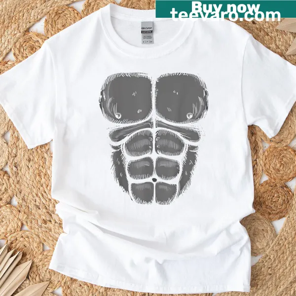 Gorilla belly costume T-shirt for Halloween
