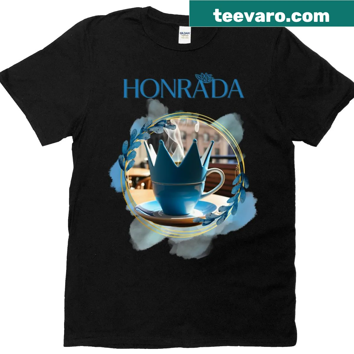 T-shirt featuring text saying 'Honored By God' for daily wear — on a men's t-shirt