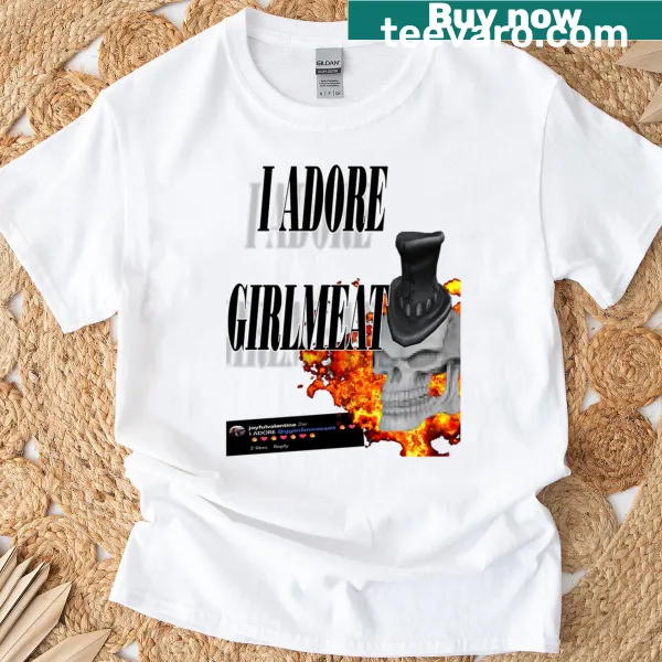 Playful cartoon design T-shirt with humorous food theme