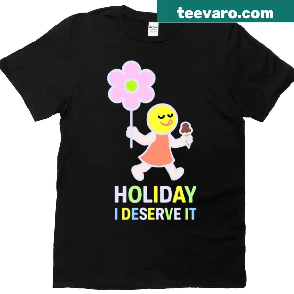 Playful T-shirt advocating for holiday relaxation