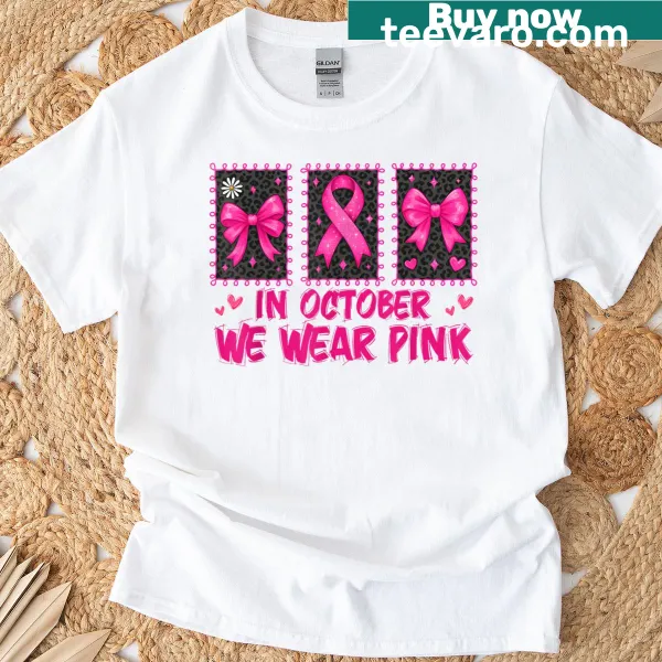 Illustrative graphic of a coquette bow in pink for breast cancer support