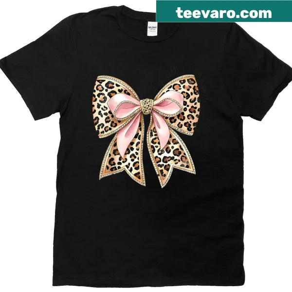 Christian T-shirt with leopard print and text: It Is Well With My Soul