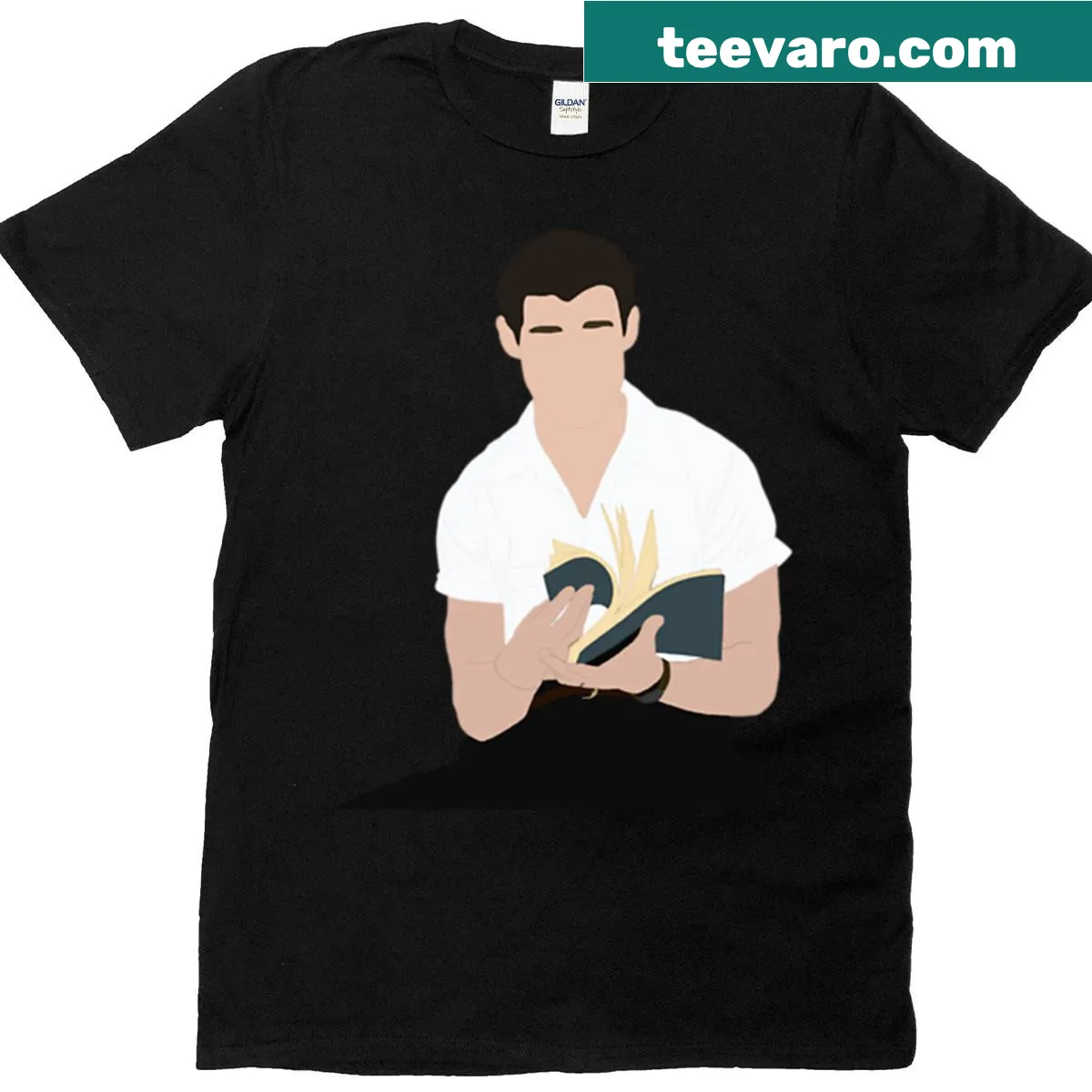 Artistic oversized T-shirt featuring Jack Castillo and David Corenswet — on a men's t-shirt