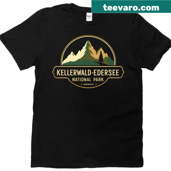 Illustration of Kellerwald-Edersee National Park on a T-shirt