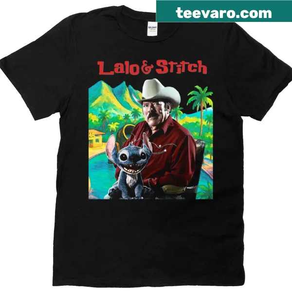 T-shirt featuring whimsical design of Lalo Stitch