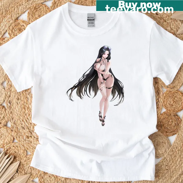Vintage-inspired T-shirt with maiden under the sun design