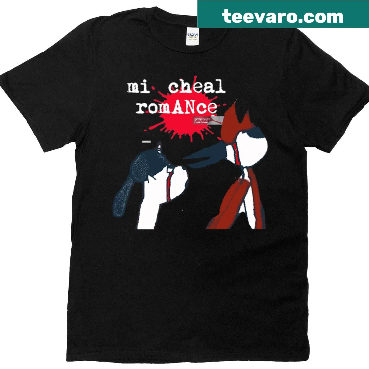 Graphic featuring elements from Mordecai and Twilight on T-shirt — on a men's t-shirt