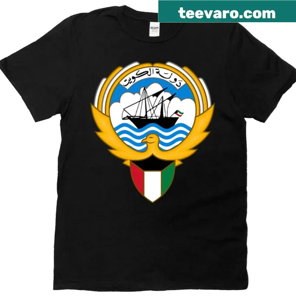 T-shirt featuring the National Emblem Seal of Kuwait