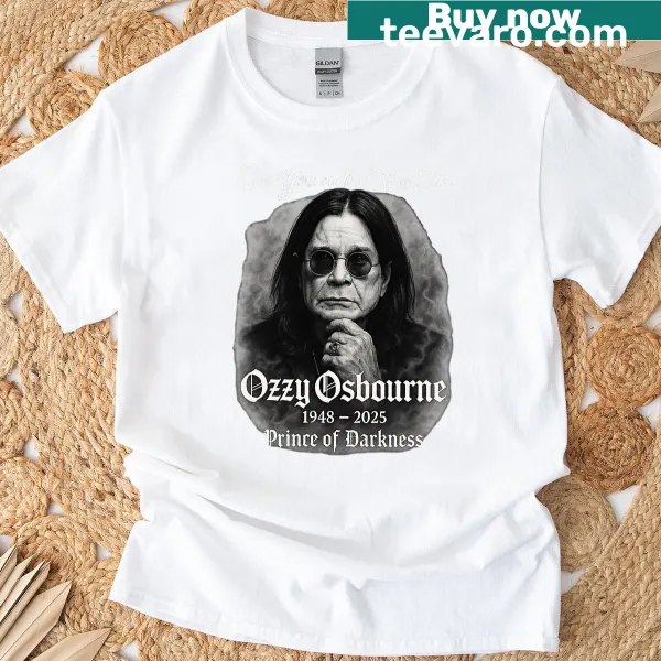 Illustrative Ozzy Osbourne tribute t-shirt with fan art design