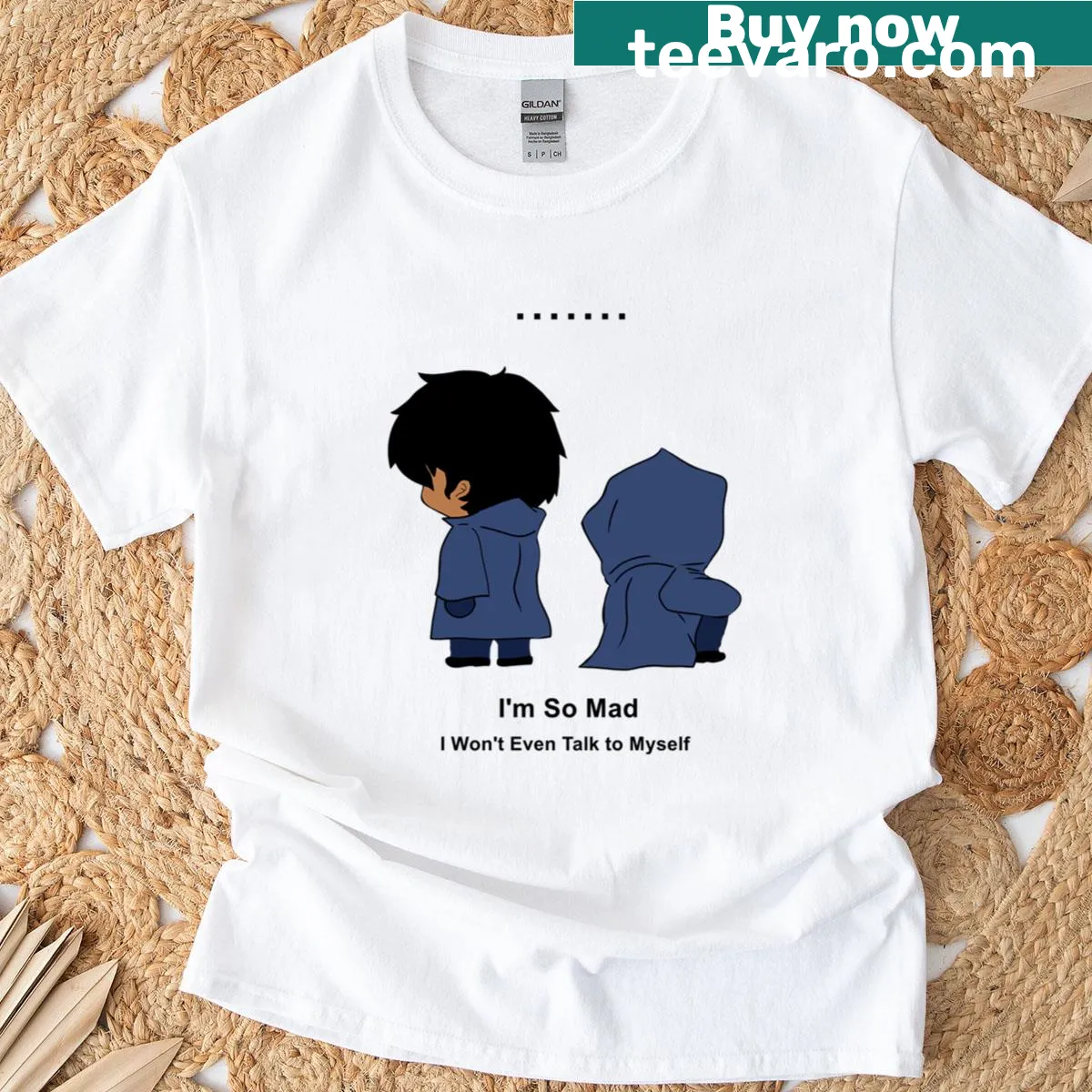 Casual T-shirt with the phrase 'Rough Day' — on a men's t-shirt