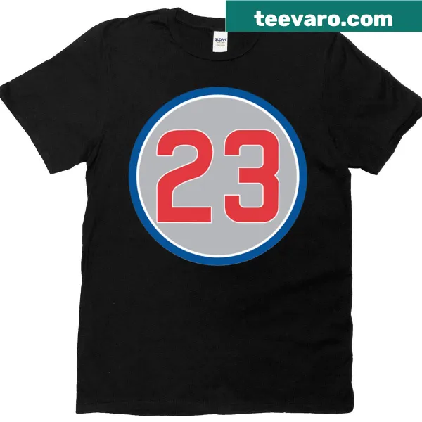 Jersey number T-shirt featuring Ryne Sandberg's number 23