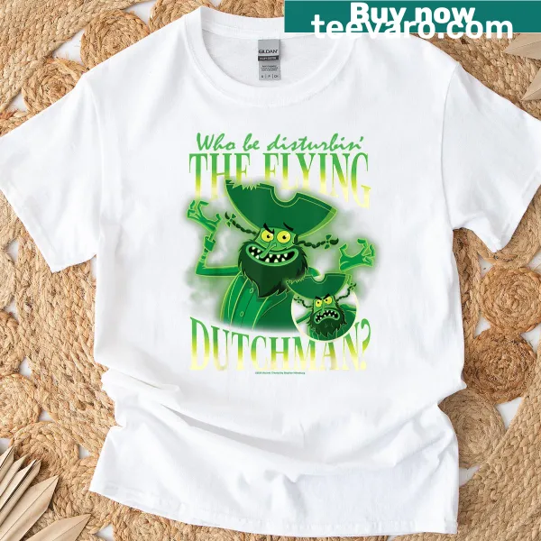 Spongebob Squarepants T-shirt featuring the Flying Dutchman character in a playful design.