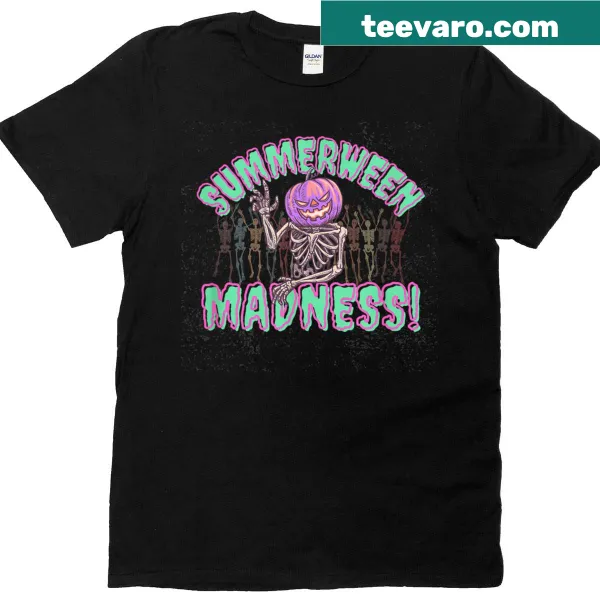 Playful Summerween-themed T-shirt