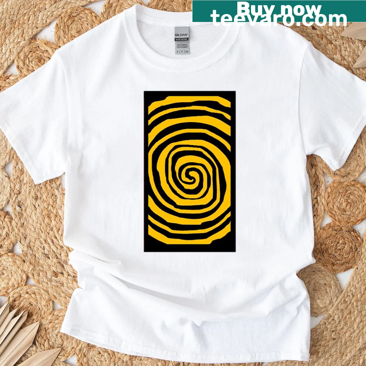 Playful summer-themed T-shirt with humorous phrase — on a men's t-shirt