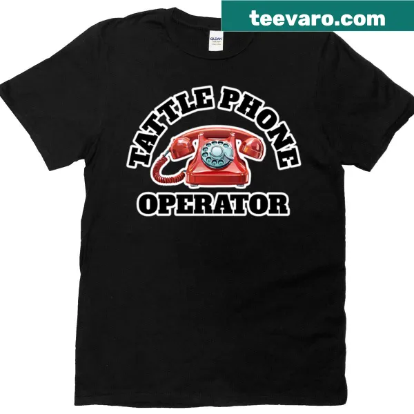 Funny phone operator graphic on teacher T-shirt