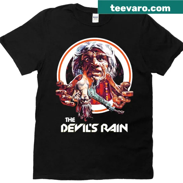 Eerie illustration themed T-shirt showcasing horror elements