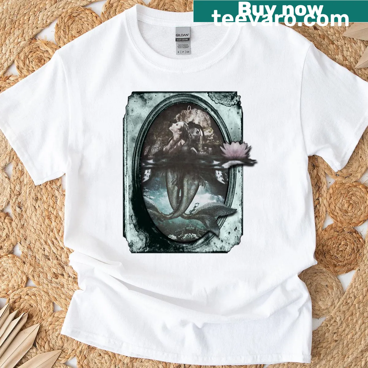 Playful Fool graphic T-shirt — on a men's t-shirt