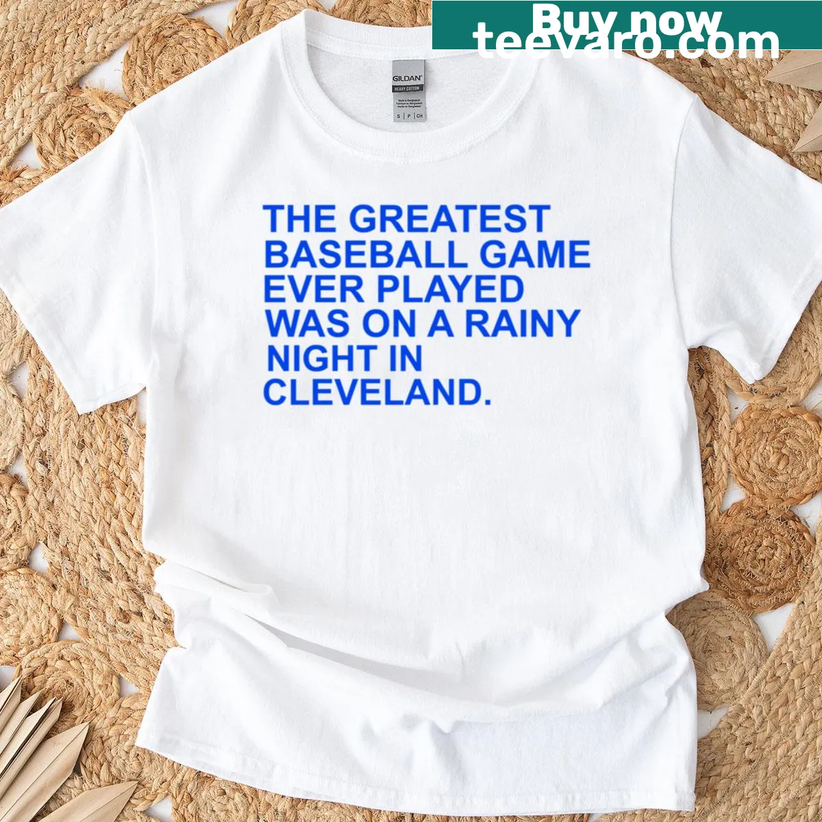 Oversized T-shirt with a nostalgic sports-themed saying — on a men's t-shirt