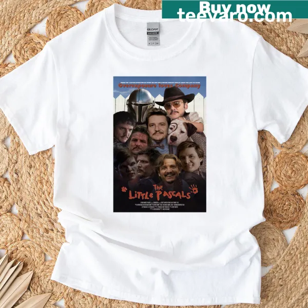 Vintage-style t-shirt with a mock movie poster of an unknown actor