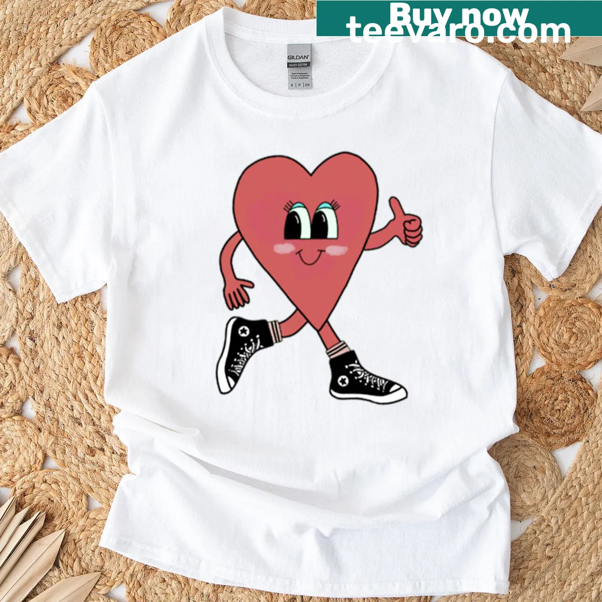 Funny Walking Disaster T-shirt with bold lettering — on a men's t-shirt