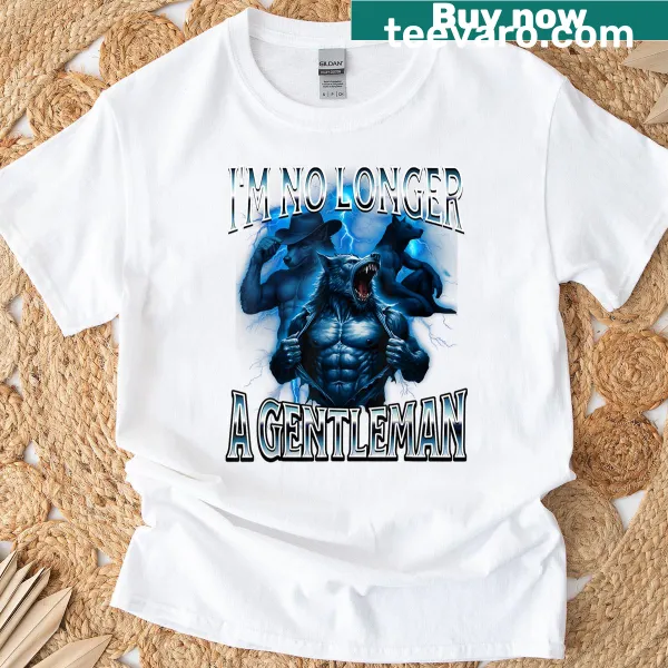 Edgy t-shirt with bold phrase about being an alpha wolf