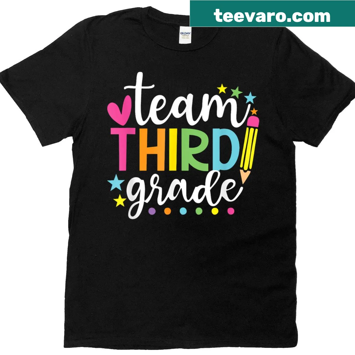 Cheerful back-to-school t-shirt designed for students. — on a men's t-shirt