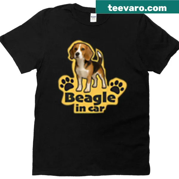 Beagle car sticker graphic for dog lovers