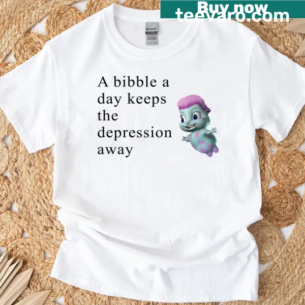 Bibble meme text graphic on a humorous T-shirt