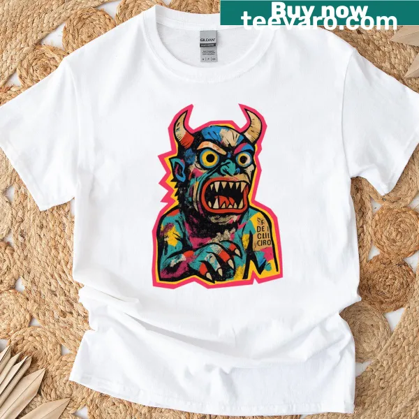 Playful cartoon Big Monster t-shirt featuring a whimsical monster design