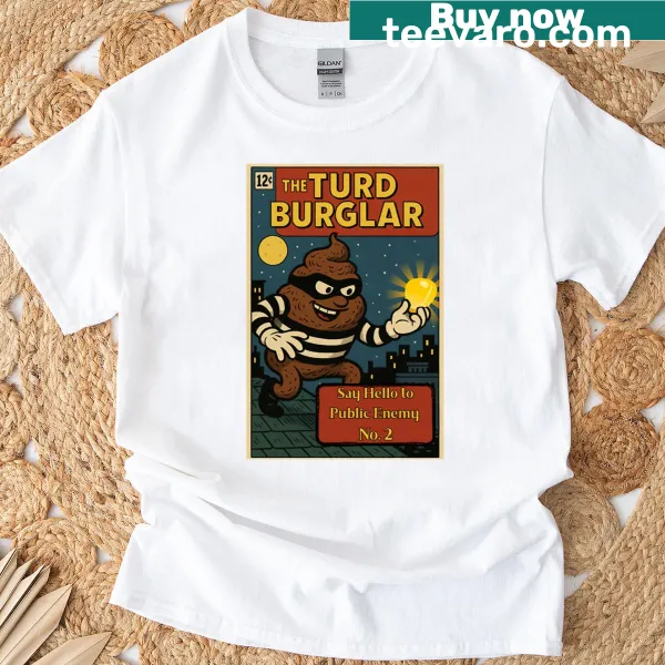 Funny typographic T-shirt depicting a face-off between a brush hog and a gorilla