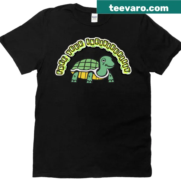 T-shirt featuring serene alien art and cosmic elements