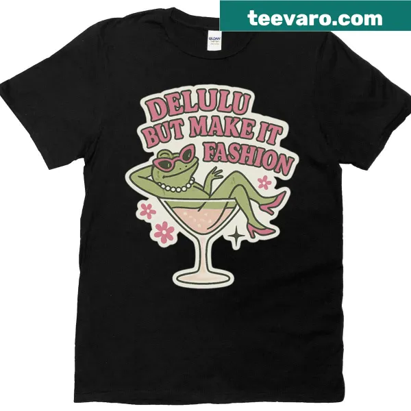 Playful typography graphic on a casual T-shirt