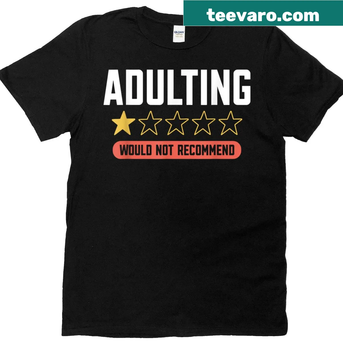Sarcastic humor tee for men and women — on a men's t-shirt
