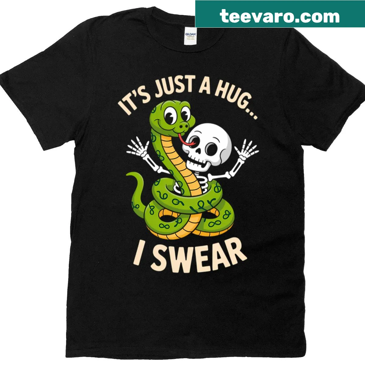 Funny Halloween t-shirt with skeleton and jokes — on a men's t-shirt