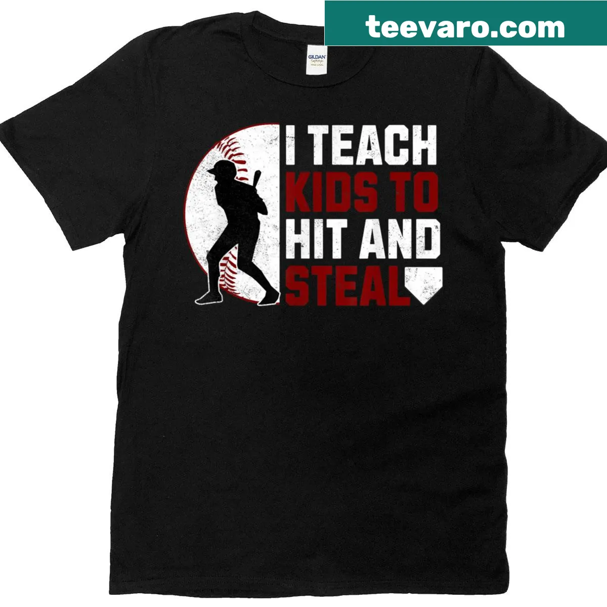 Funny coaching text graphic for T-ball — on a men's t-shirt