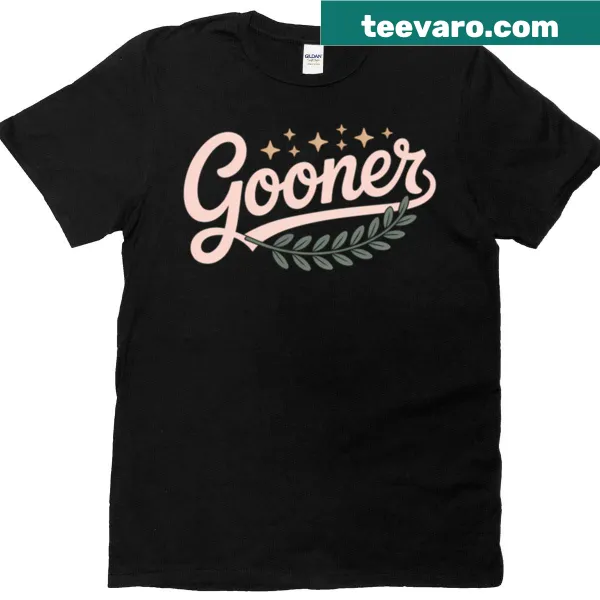 Funny Gooner t-shirt featuring humorous football memes