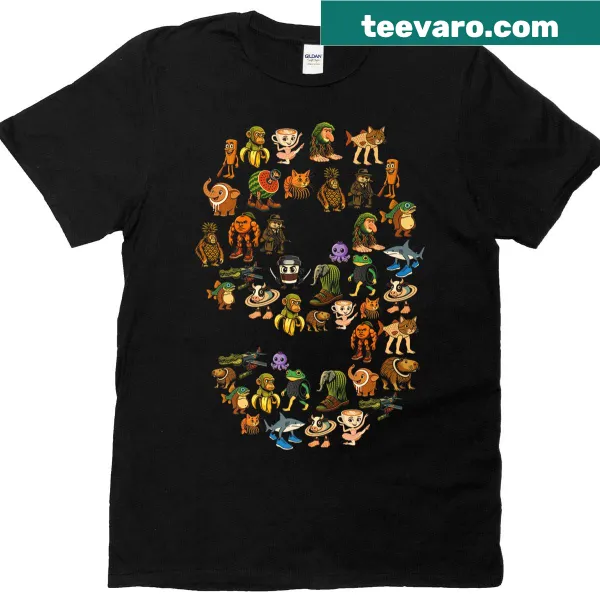 Funny birthday t-shirt for kids turning 9