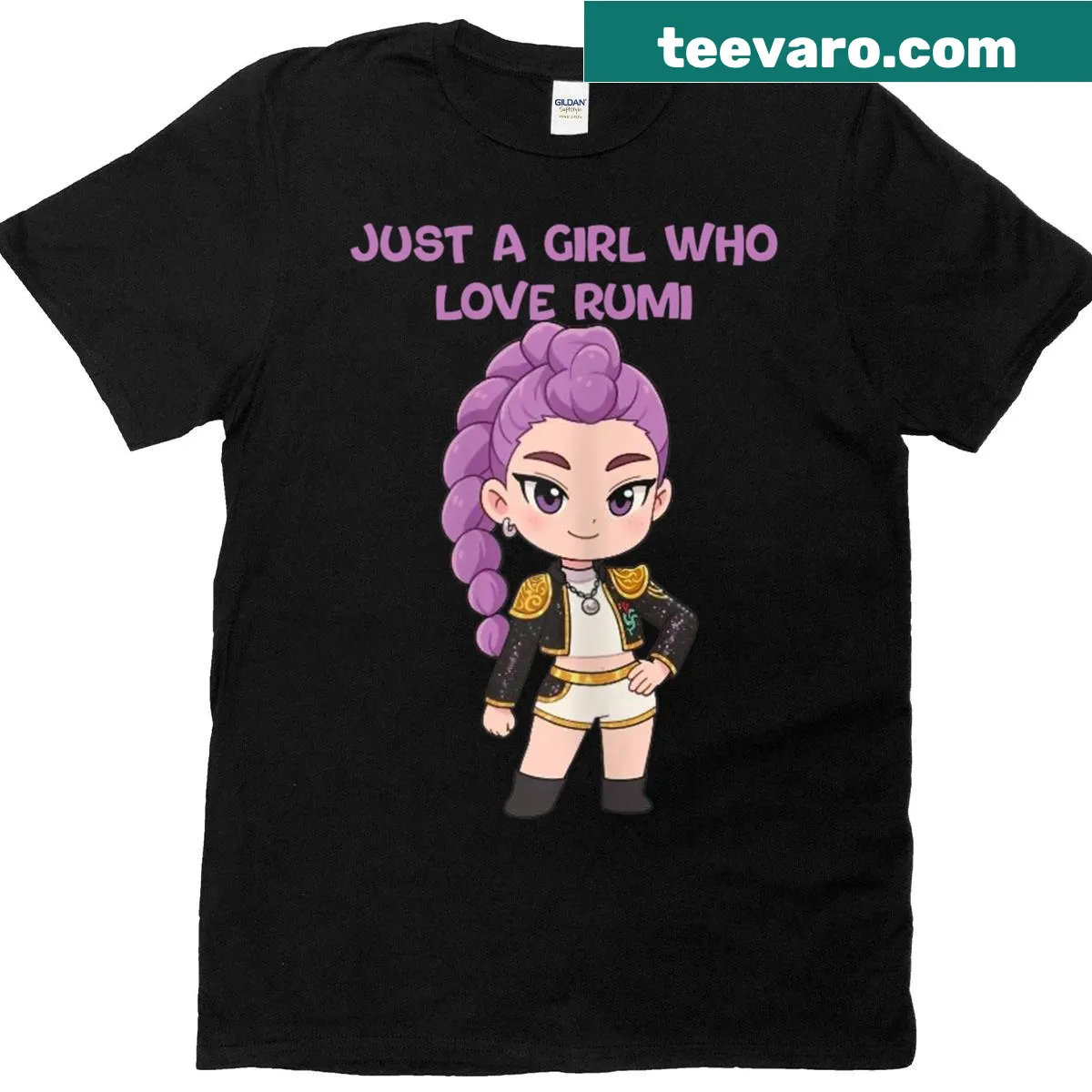 Cute shirt celebrating Rumik-pop culture for girls and women — on a men's t-shirt