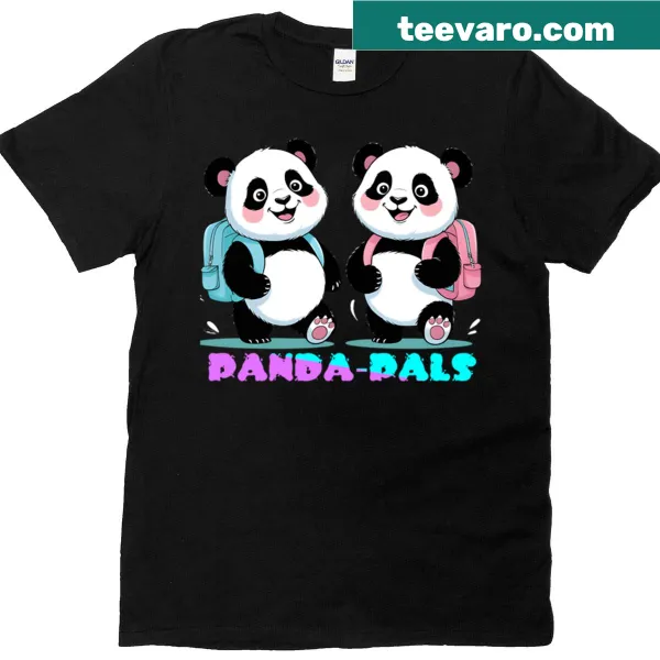 Cute t-shirt featuring a panda and learning theme
