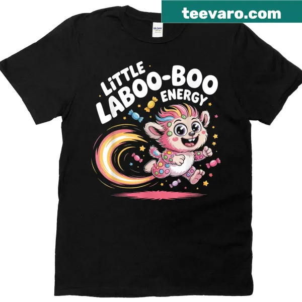 Cute candy monster design t-shirt for kids featuring playful graphics