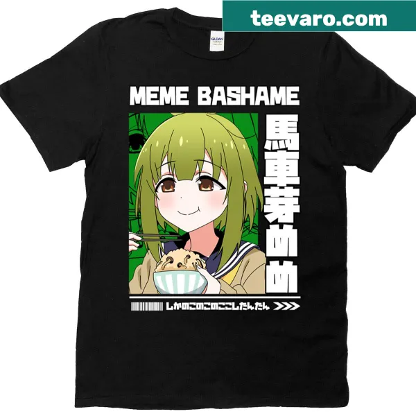 Cartoon-style t-shirt celebrating memes and feasting