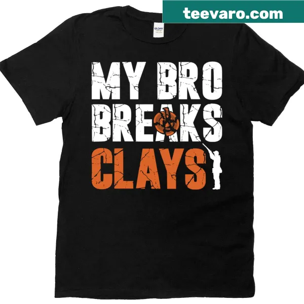 Trap shooting t-shirt featuring a design about breaking clays