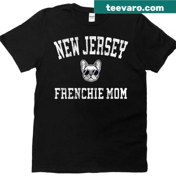 Oversized T-shirt featuring a cute illustration of a French Bulldog